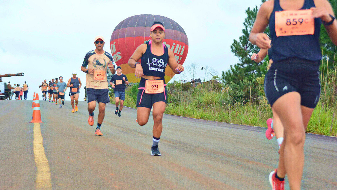 Corredora da Corrida do Forte