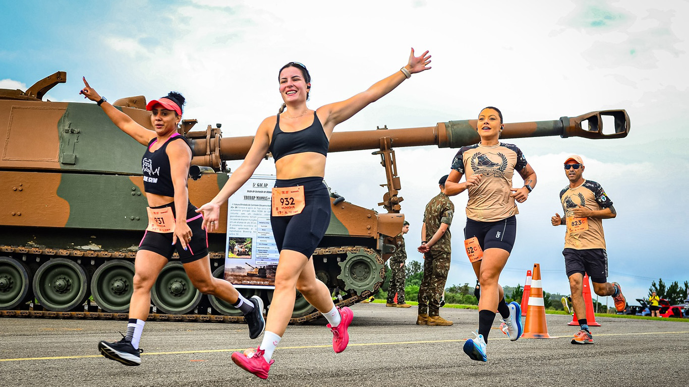 Participante da Corrida do Forte
