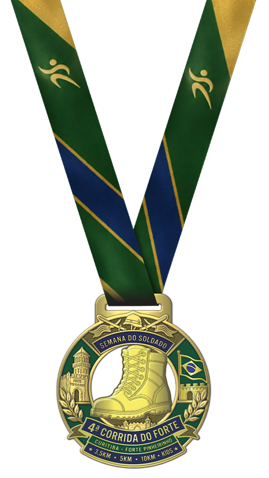 Medalha da Corrida do Forte 2026